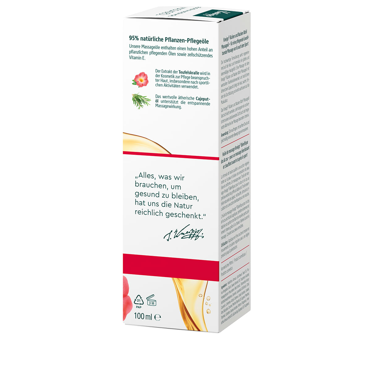 Olio da Massaggio Benessere Schiena & Collo