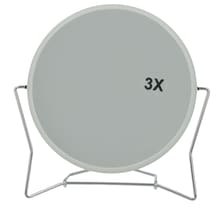 Adjustable Mirror with Metal frame -  white, x1 and x3