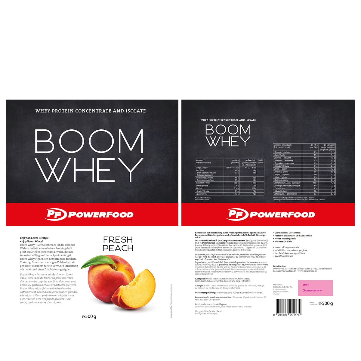 Boom Whey Fresh Peach