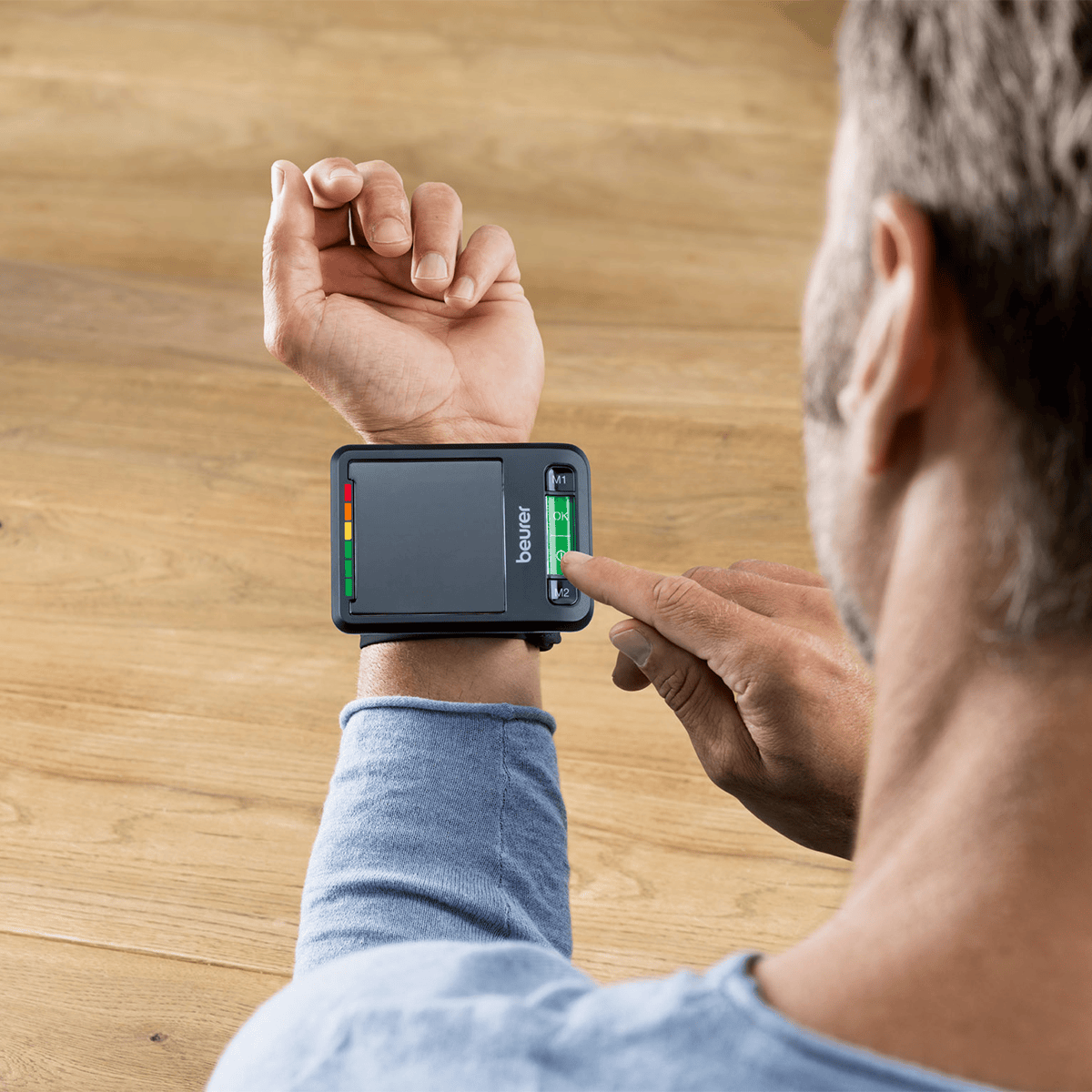 Misuratore di Pressione Sanguigna da polso Bluetooth BC 87