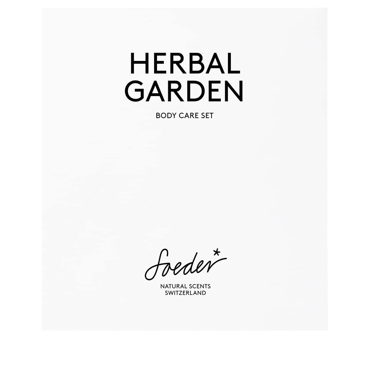 Body Care Set - Herbal Garden