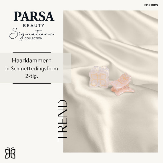 Haarklammer, Schmetterling, 2 Stk.