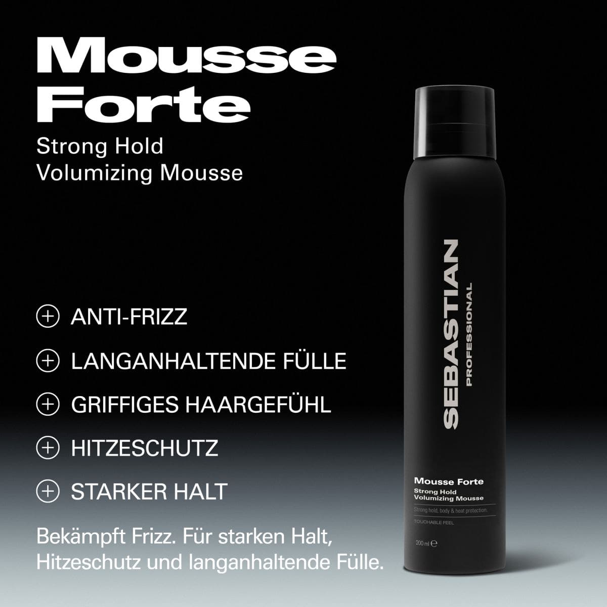 Strong Hold Volumising Mousse