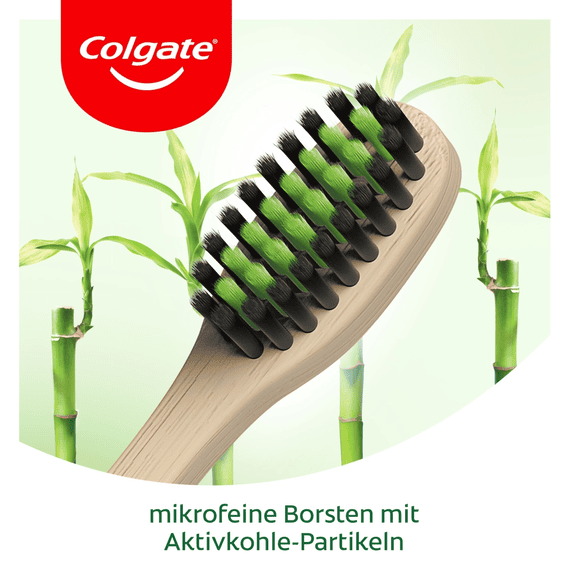 Bamboo Activated Charcoal Toothbrush Soft