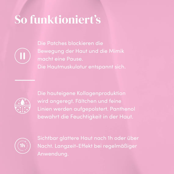Gesicht Patches mit Panthenol