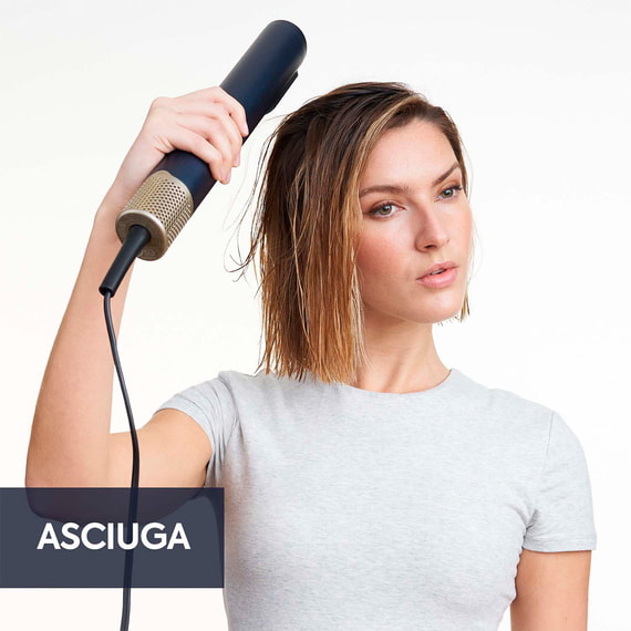 Spazzola ad Aria Air Wand blu/oro AS6550CHE