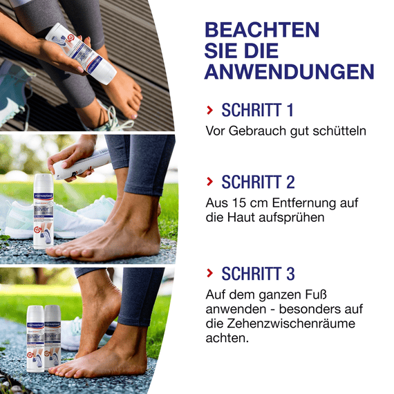 Silver Active Fussspray