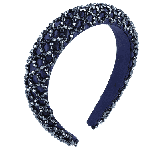 Cerchietto imbottito con strass