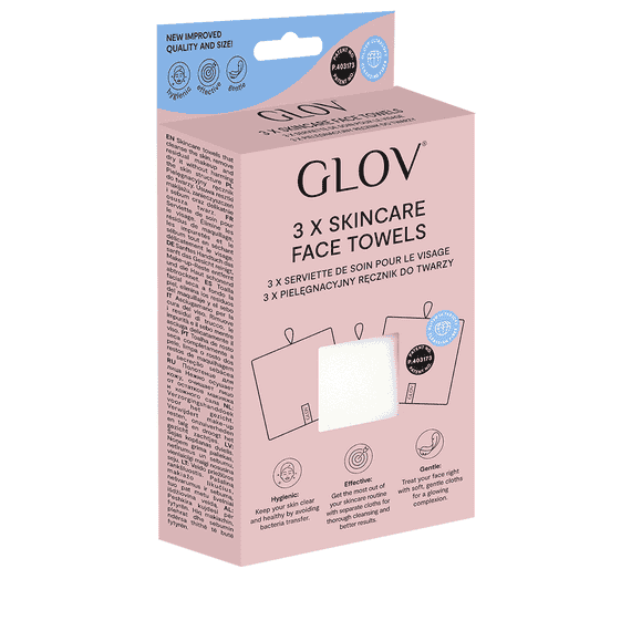 Skincare Face Towels - White