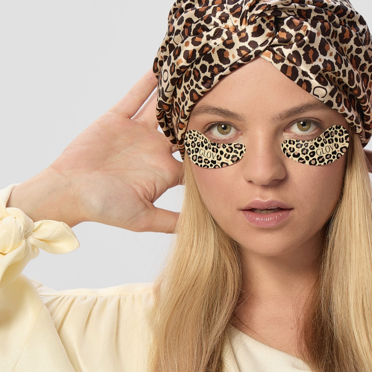Glamorous Satin Sleep Cap - Cheetah