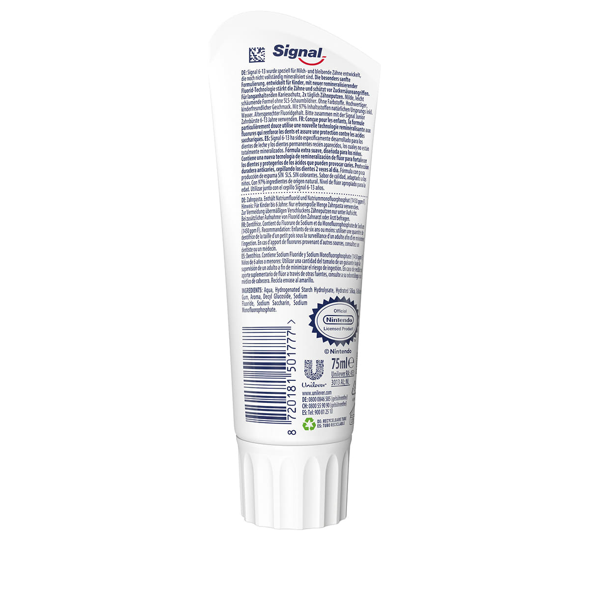 Junior Dentifrice 6–13 Ans Goût Fruits Rouges