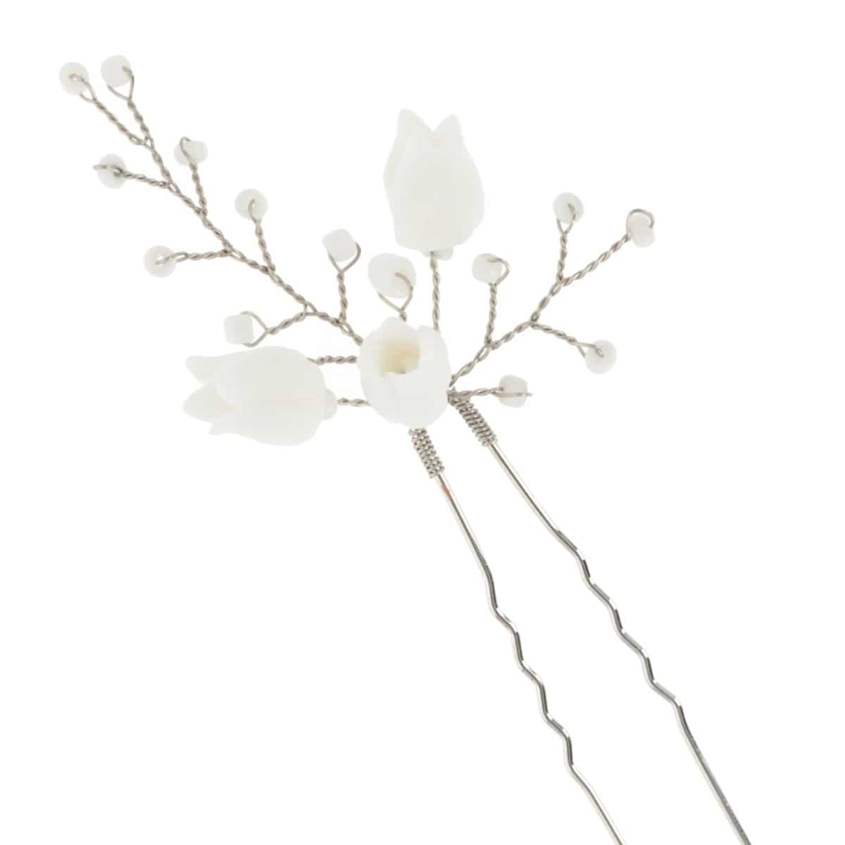 Épingles À Cheveux Fines Avec Fleurs