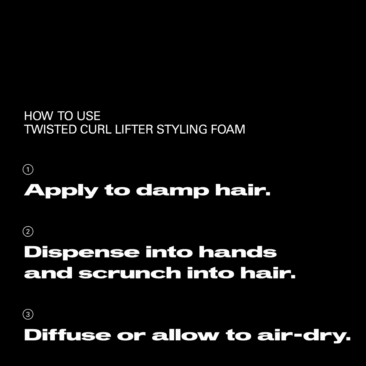 Curl Lifter Styling Foam