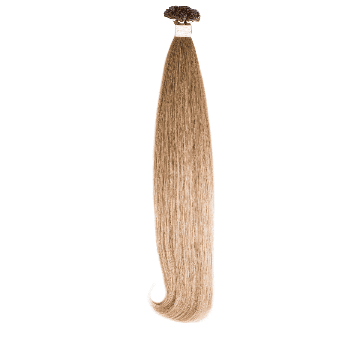 Keratin Hair Extensions 40/45 cm - 10/20, dark blond ash/ultra light blond