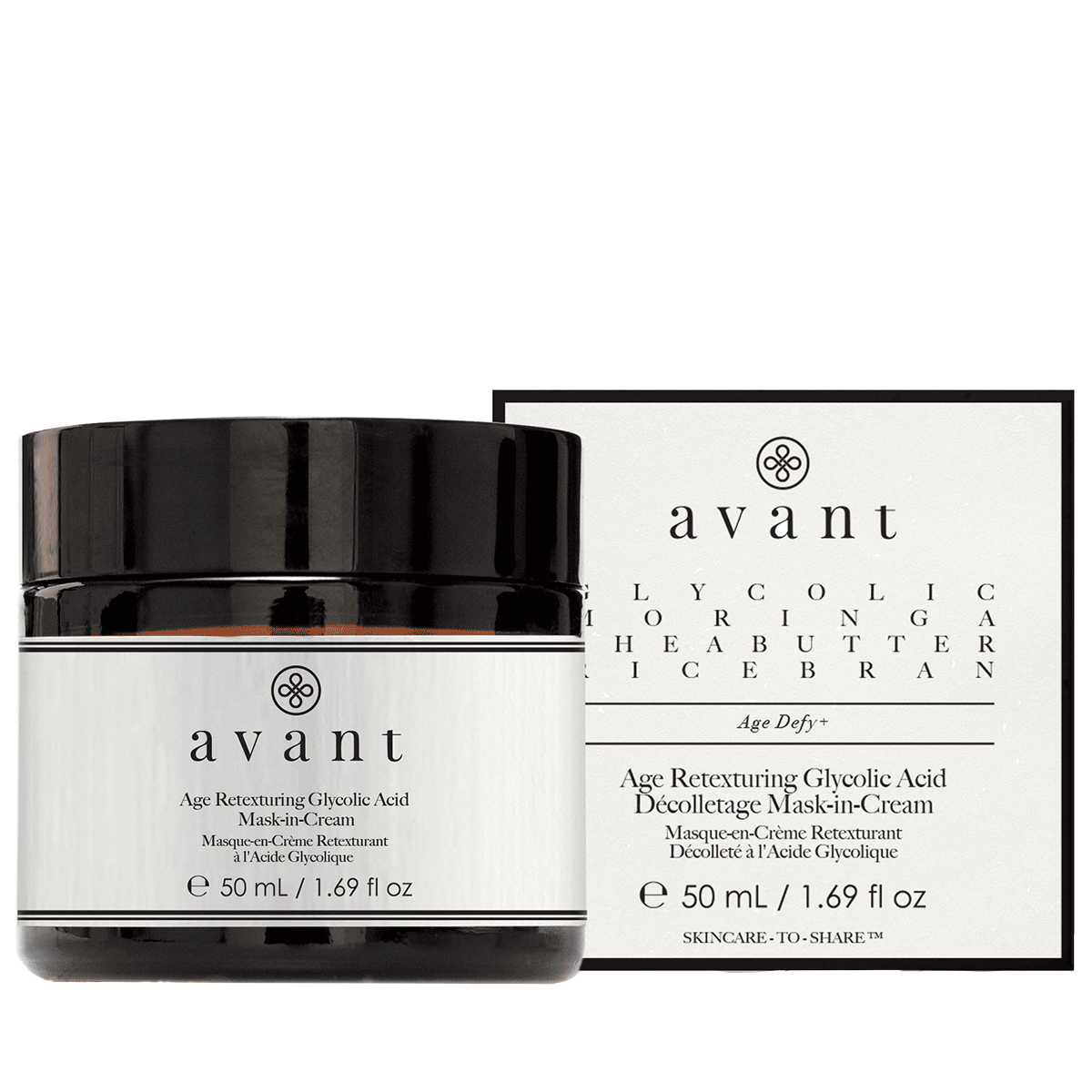 Age Retexturing Glycolic Acid Mask-in-Cream