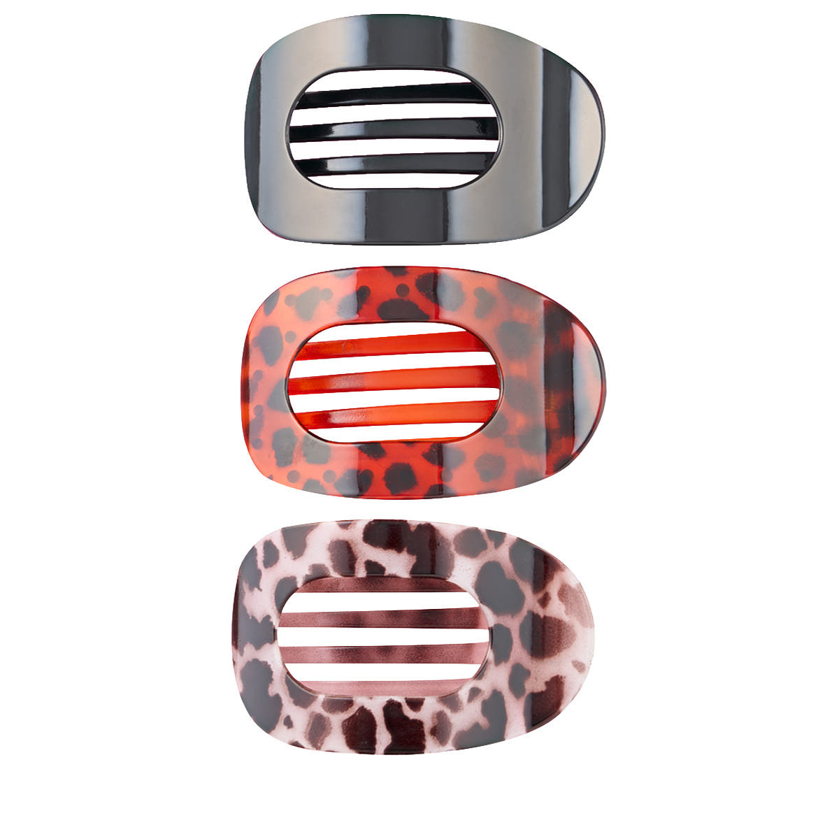 Flat Claw Clips - 3 Pack