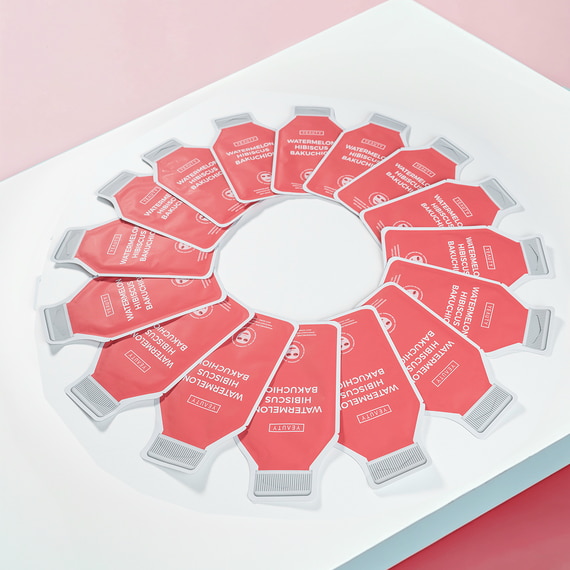 Sheet Mask Watermelon, Hibiscus, Bakuchiol