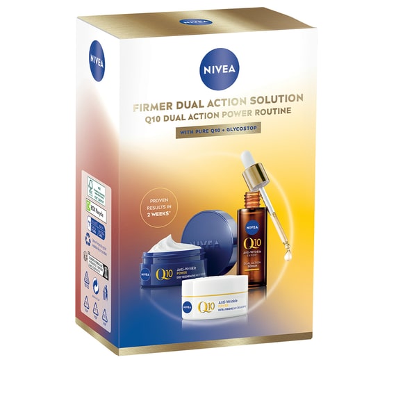 Anti-Falten Power Set - Tag SPF15, Nacht & Dual Action Serum