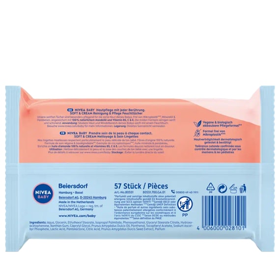 Soft & Cream Wet Wipes