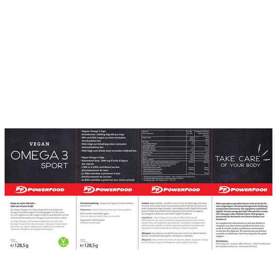Vegan Omega 3 Sport (90Caps) 