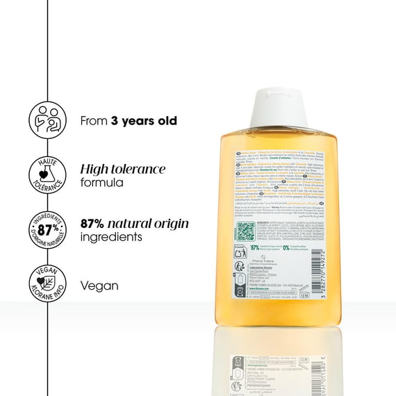 Shampooing Éclaircissant pour Cheveux Blonds