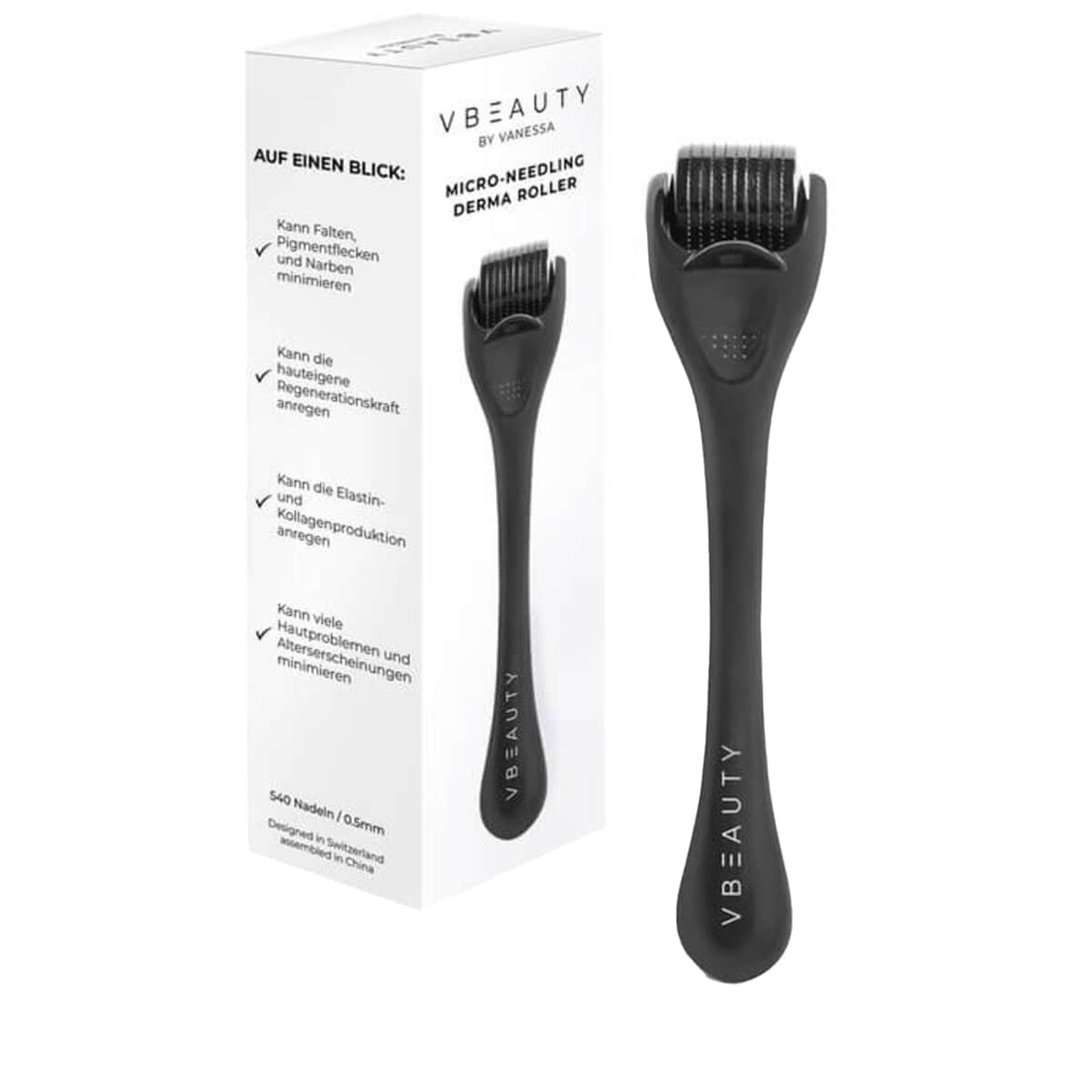 Microneedling Derma Roller Noir