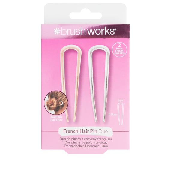French Hair Pin Duo - Gold & Silver