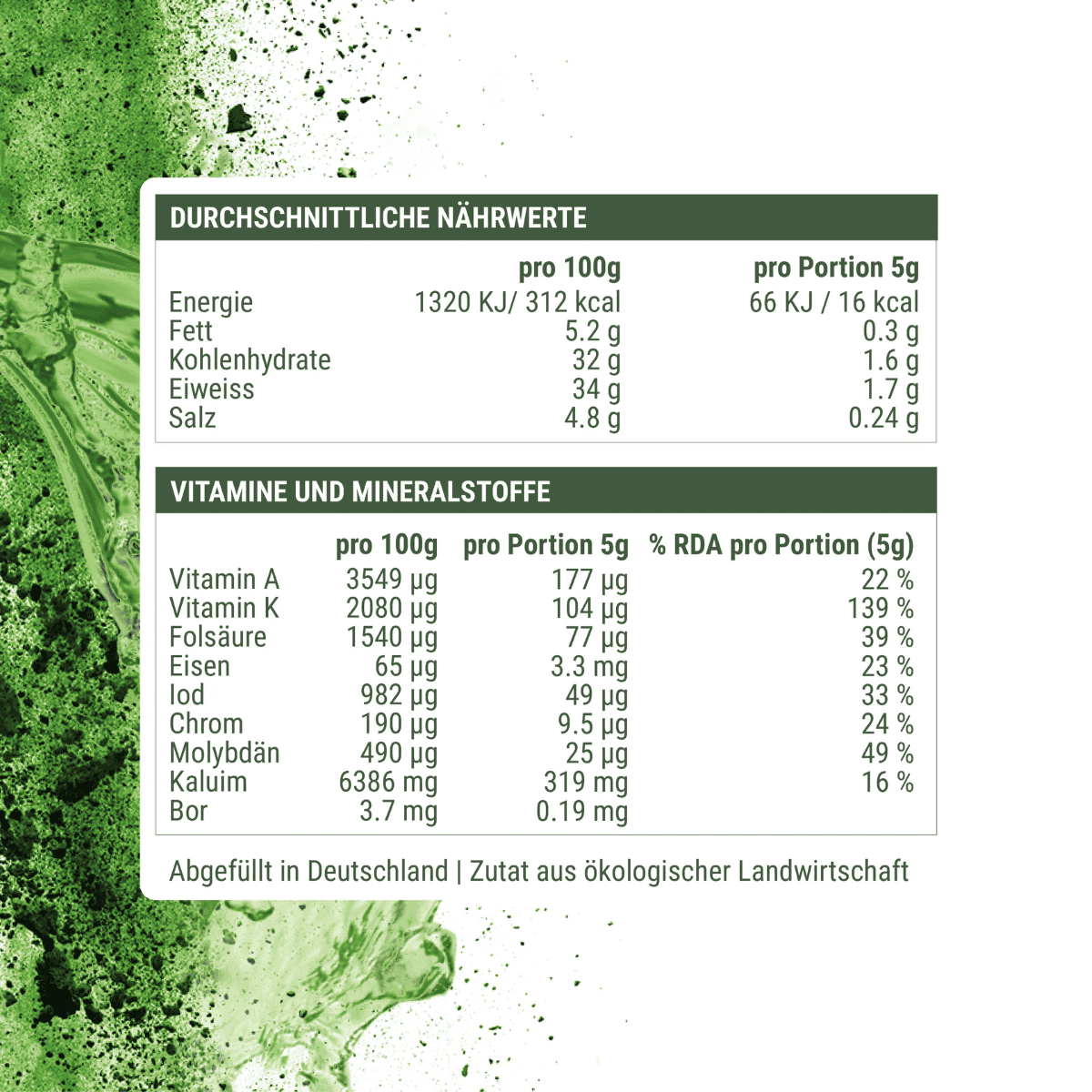Bio Gerstengrassaftpulver