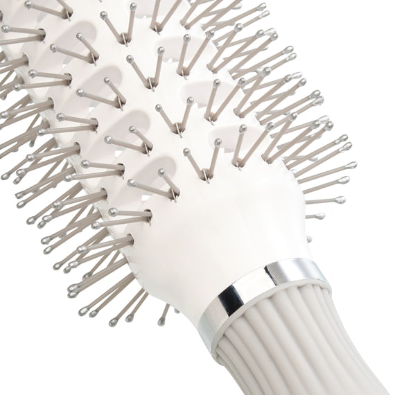 Expert Blowout Vent Double Bristles White&Grey 30