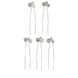 Forcine Per Capelli Con Strass, Set Da 5