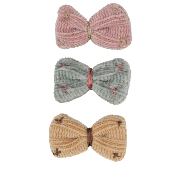 3-Piece Bow Beak Clip Set