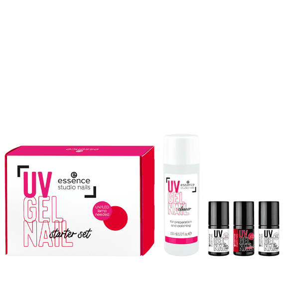 UV Gel Nail Starter Set - 01 Red