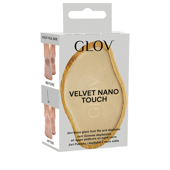 Velvet Nano Touch - 2in1 Nano Glass Foot File And Depilator