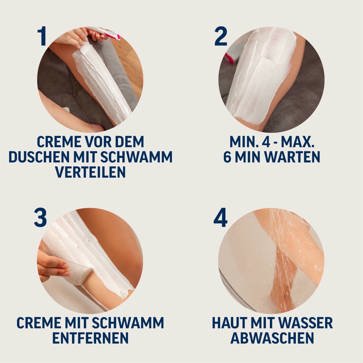Dusch-Haarentfernungs-Creme