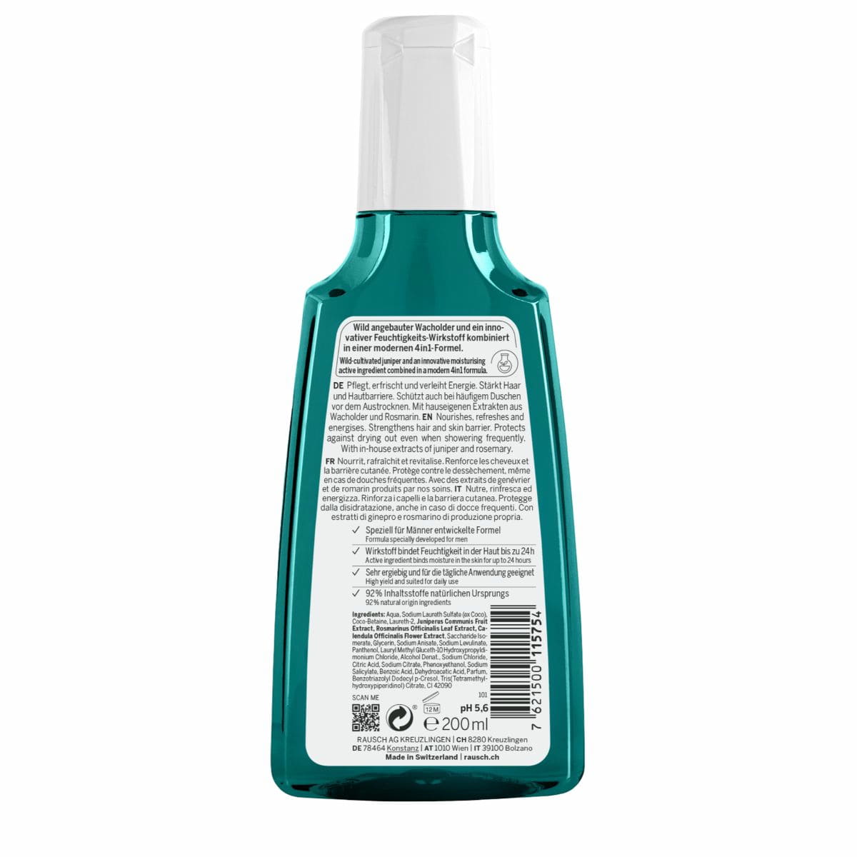 Shampoo Energizzante Con Ginepro
