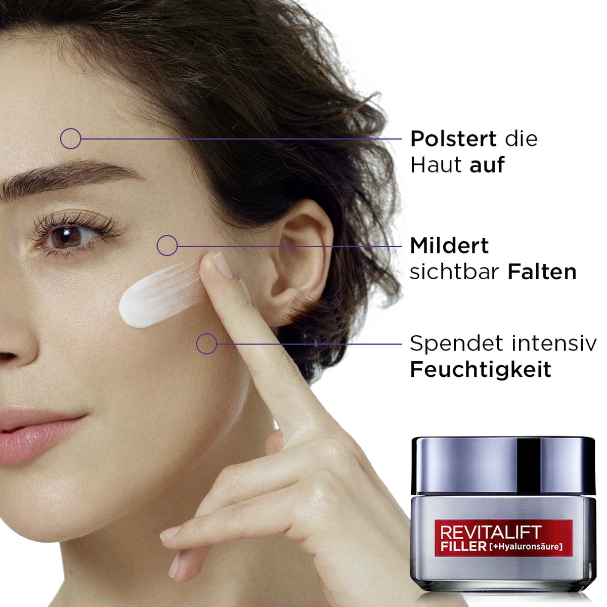 Filler (+Acide Hyaluronique) Soin Anti-Âge Jour Repulpant Intensif
