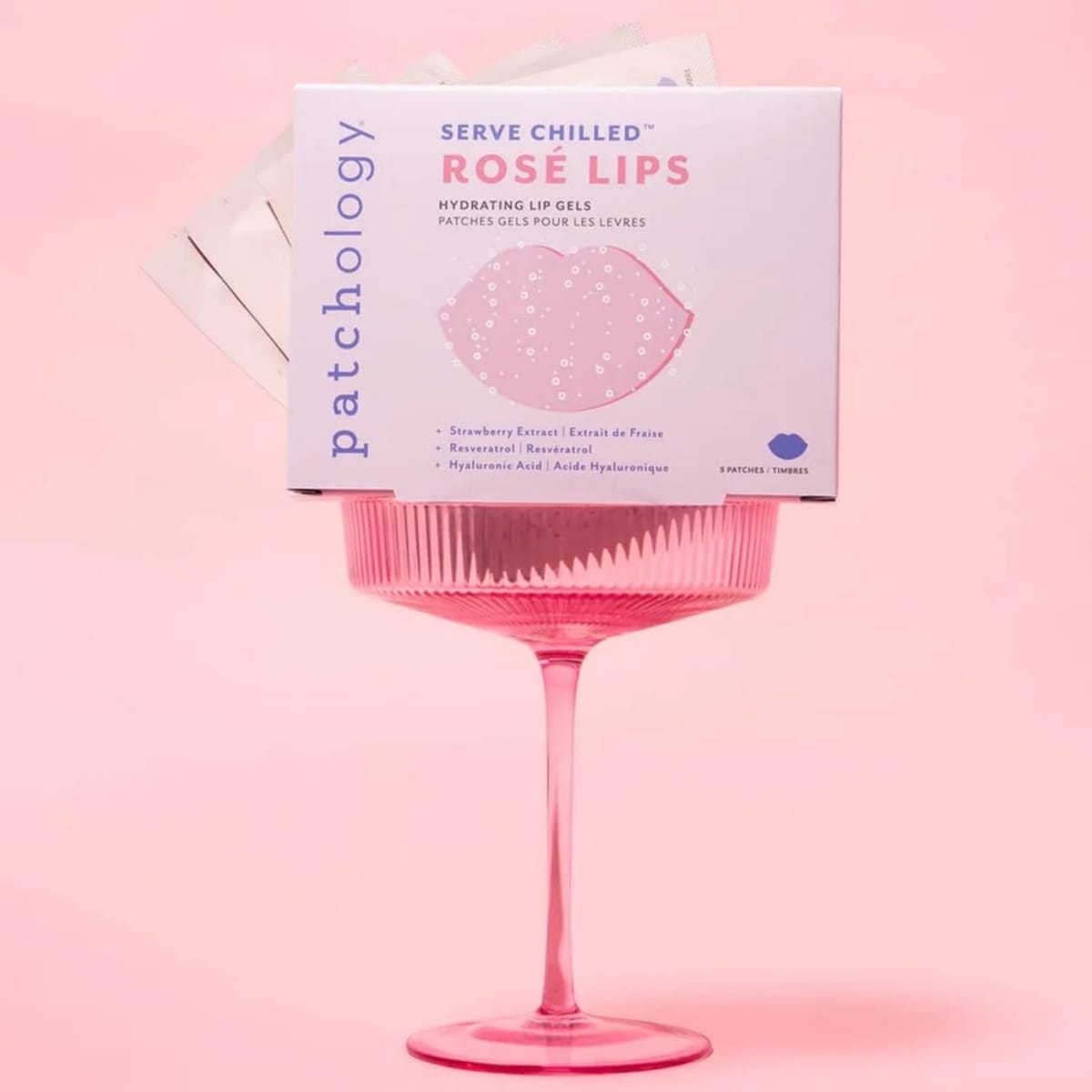 Serve Chilled Rosé Lip Gel - 5 Patches
