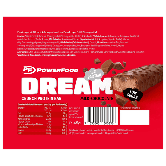 Dream Crunch Protein Bar Milk Chocolate