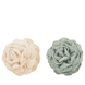 Fabric Flower On Hairclip