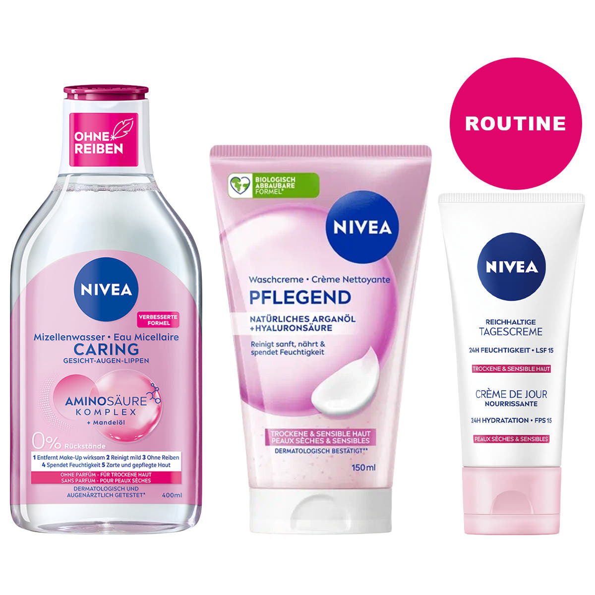 Moisture routine for dry skin