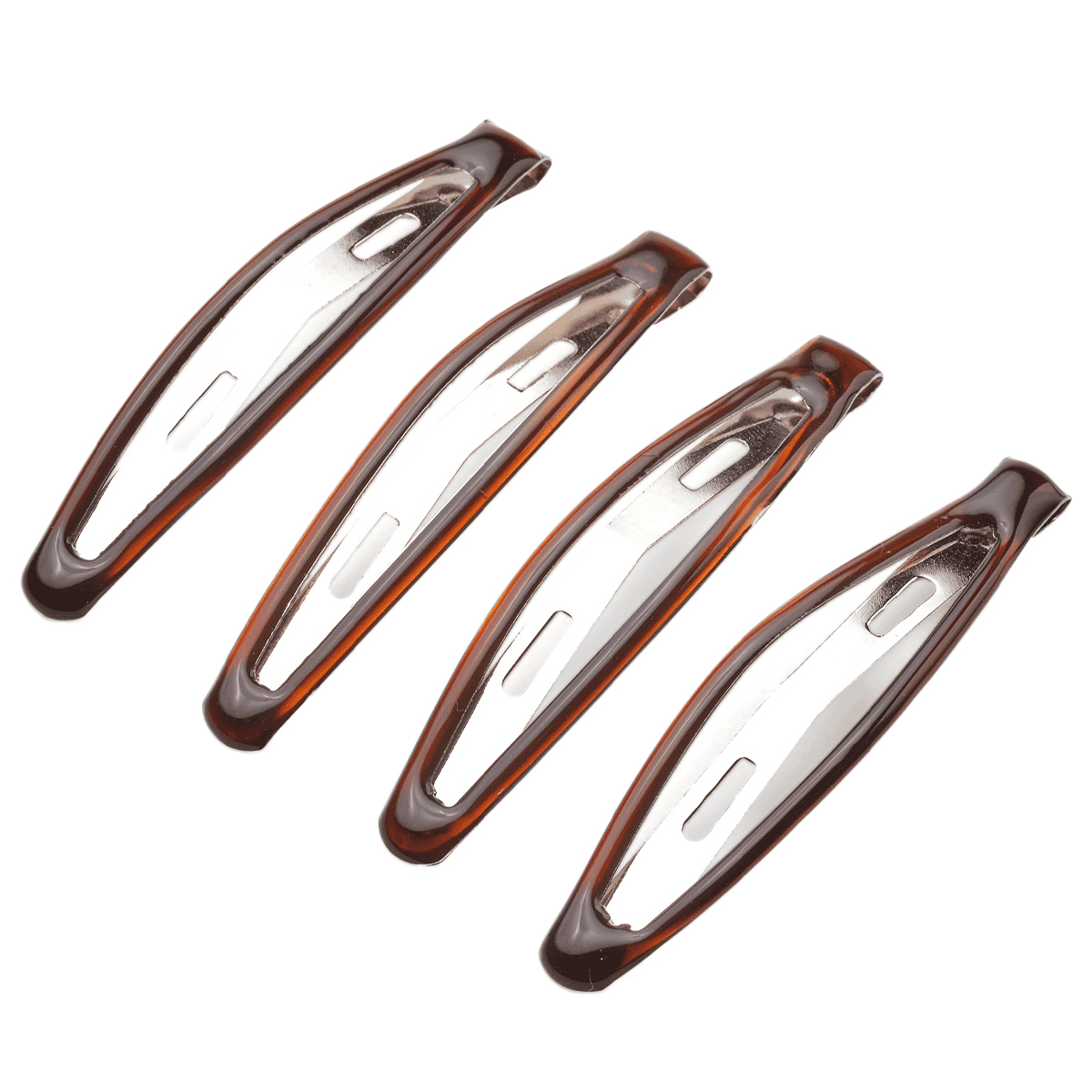 Click Clack, epoxy, slimline, tortoise 6 cm, 4 Stk.