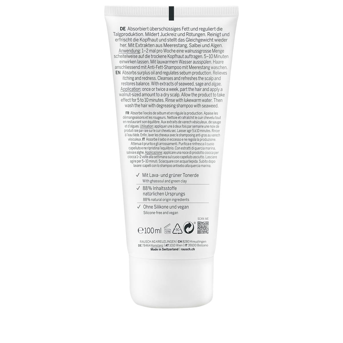 Masque Cuir Chevelu Anti-Gras au Varech Vésiculeux