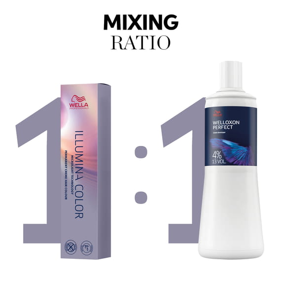 Permanent hair colour cream