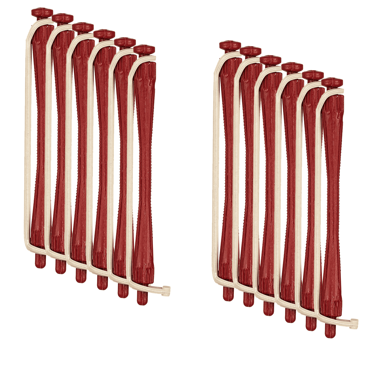 Bigoudis FPS 9 brun 3 mm (12 pcs.)