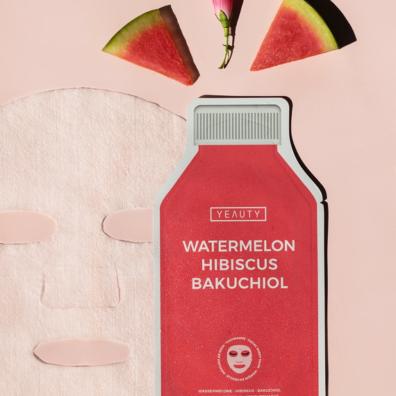 Sheet Mask Watermelon, Hibiscus, Bakuchiol