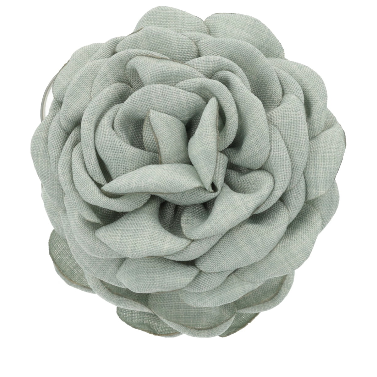 Fabric Flower On Hairclip