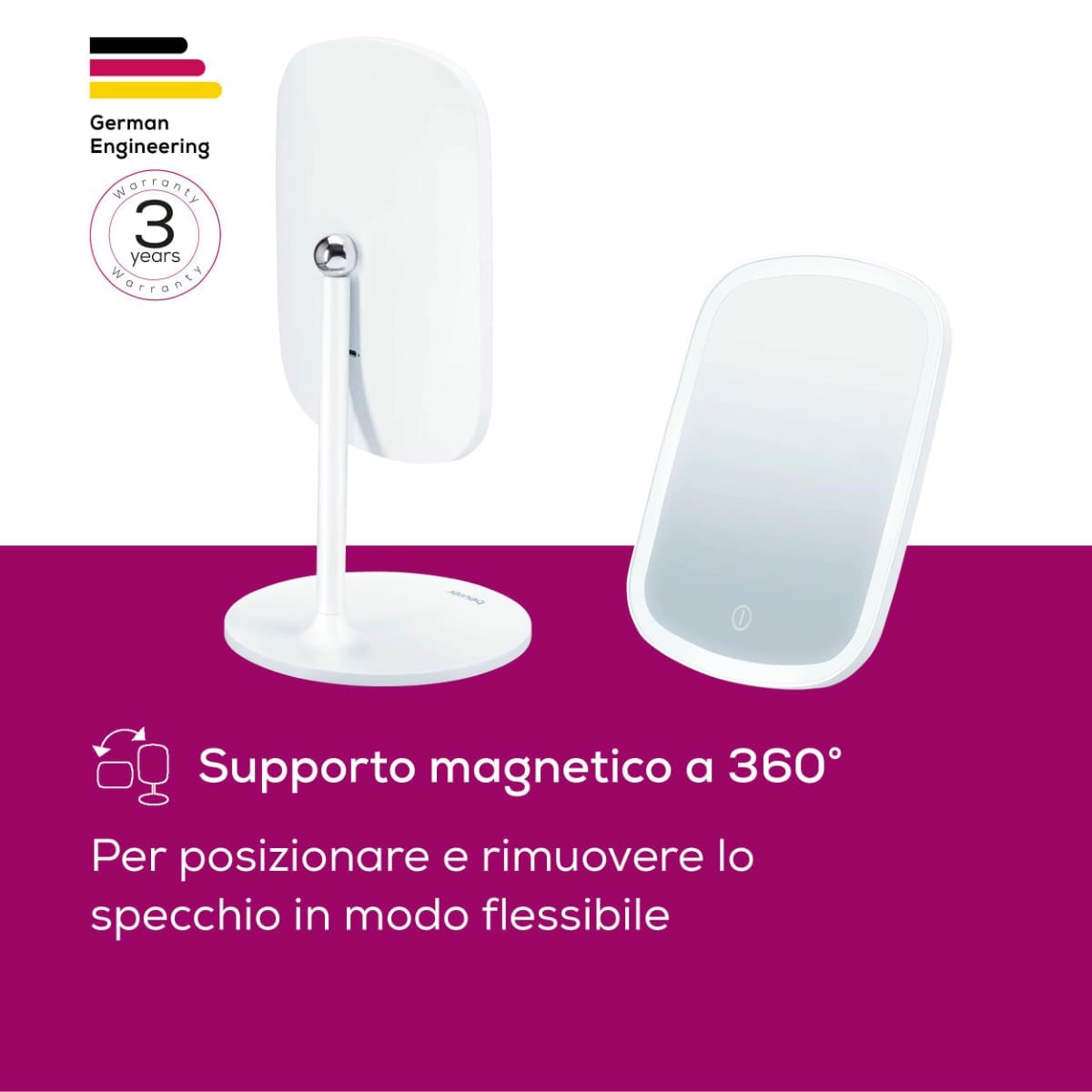 Specchio Cosmetico Illuminato BS 47