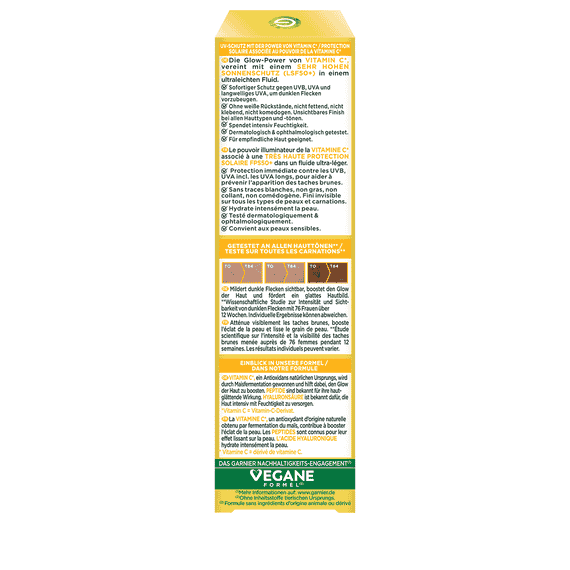 Vitamine C Fluide solaire quotidien Invisible avec SPF 50+