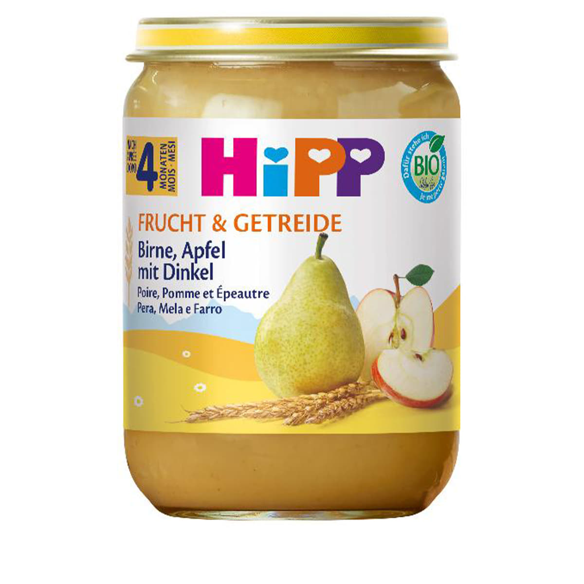 Organic Pear in Apple with Spelt