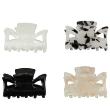 Klemme - Schwarz, Weiss, Beige